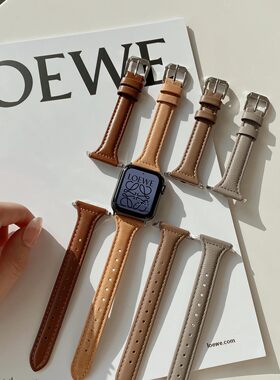 适用苹果手表iwatch6series3皮质