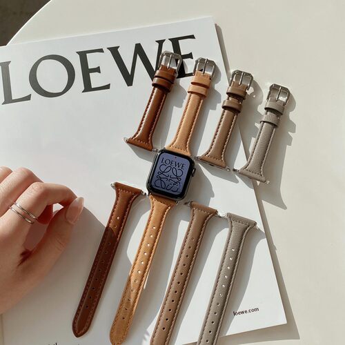 适用苹果手表iwatch6series3皮质