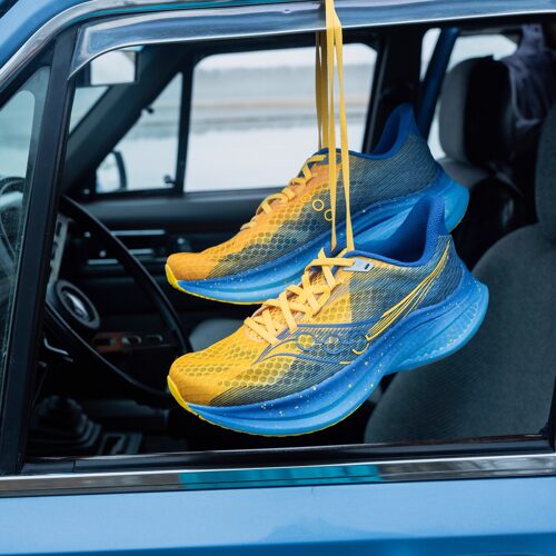 Saucony索康尼啡速5尼龙板跑鞋