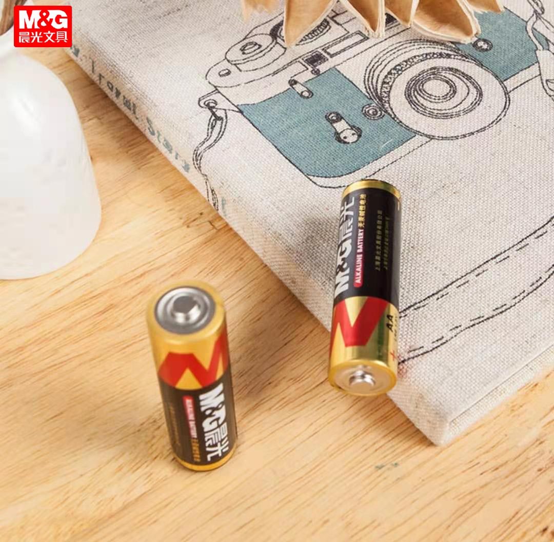 晨光电池无贡碱性五号ARC92554儿童玩具电视空调闹钟手电筒遥控器鼠标干电池耐用时效长