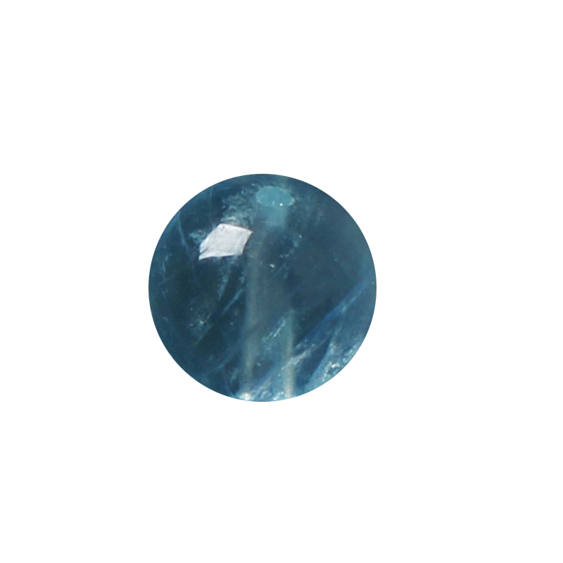 7A天然冰种海蓝宝散珠子手工d