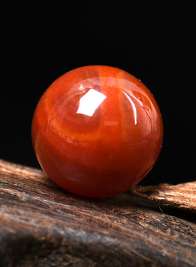 7A南红色玛瑙散珠火焰红柿子红玛瑙珠diy手串文玩饰品配饰