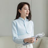 护肩膀保暖孕产妇月子睡觉坎肩纯棉颈椎冬披肩女春秋四季 长袖 防寒