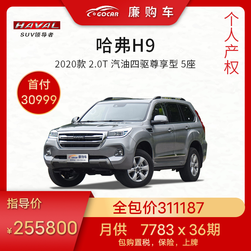 0t 汽油四驱尊享型 5座 整车定金