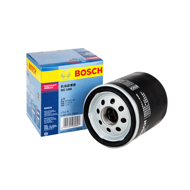 博世机油滤芯清器0986AF0190适用名爵荣威景逸TT/X5野马T70机油滤