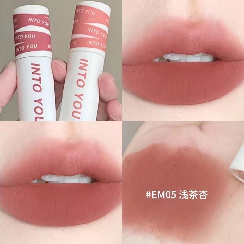 intoyou唇泥em05女主角空气唇釉浓缩哑光em112口红08水雾12 525