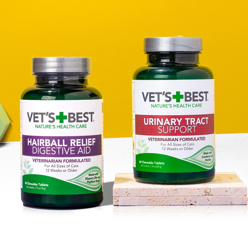 Vet'sBest猫去毛球调理肠胃