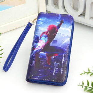 新年礼物卡通动漫蜘蛛侠动漫周边儿童男童女童手提钱包压岁钱包