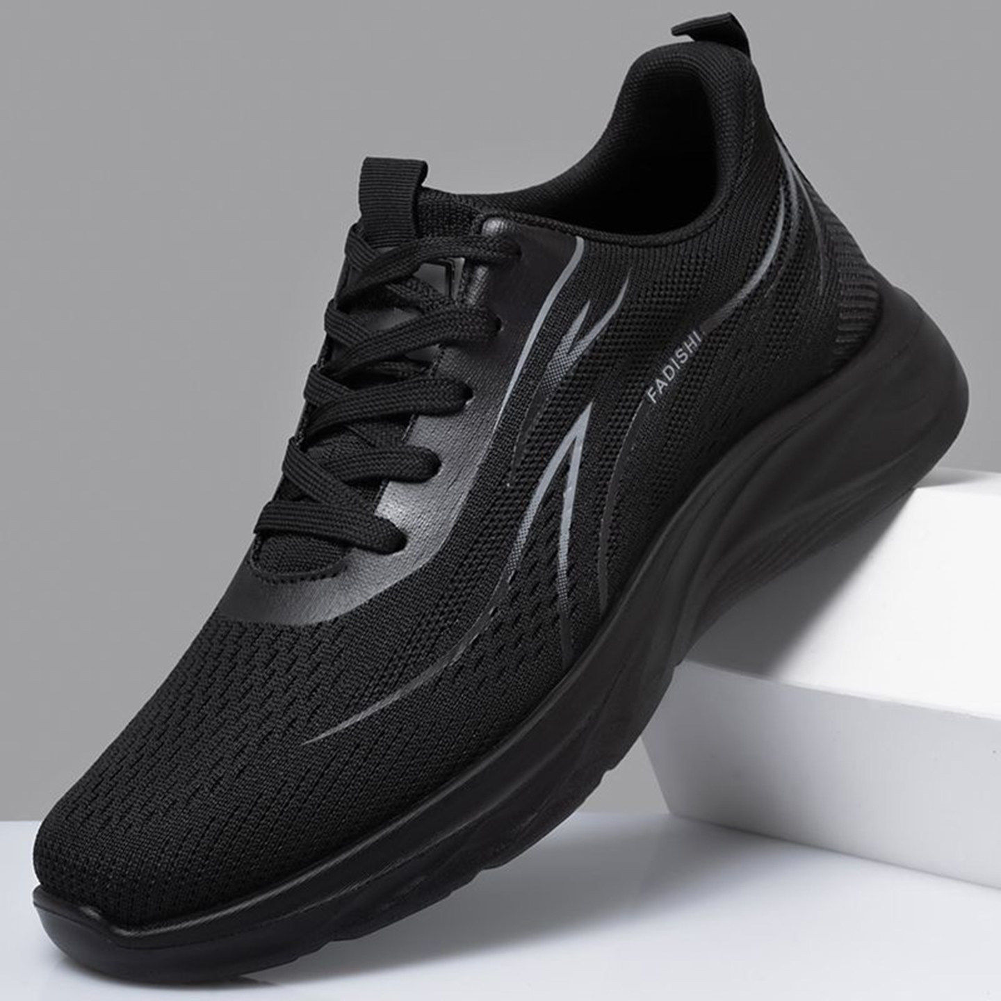 芸菲汇男鞋2026新款休闲运动鞋透气飞织鞋夏季跑步鞋子男士帕拉a7