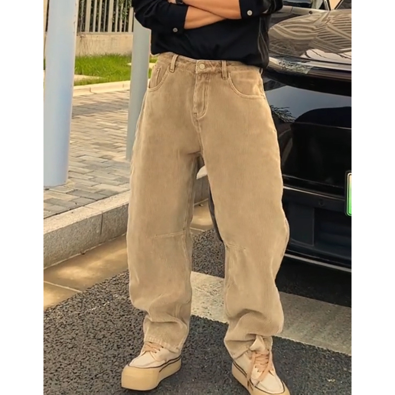 长裤直筒裤百搭加绒休闲裤