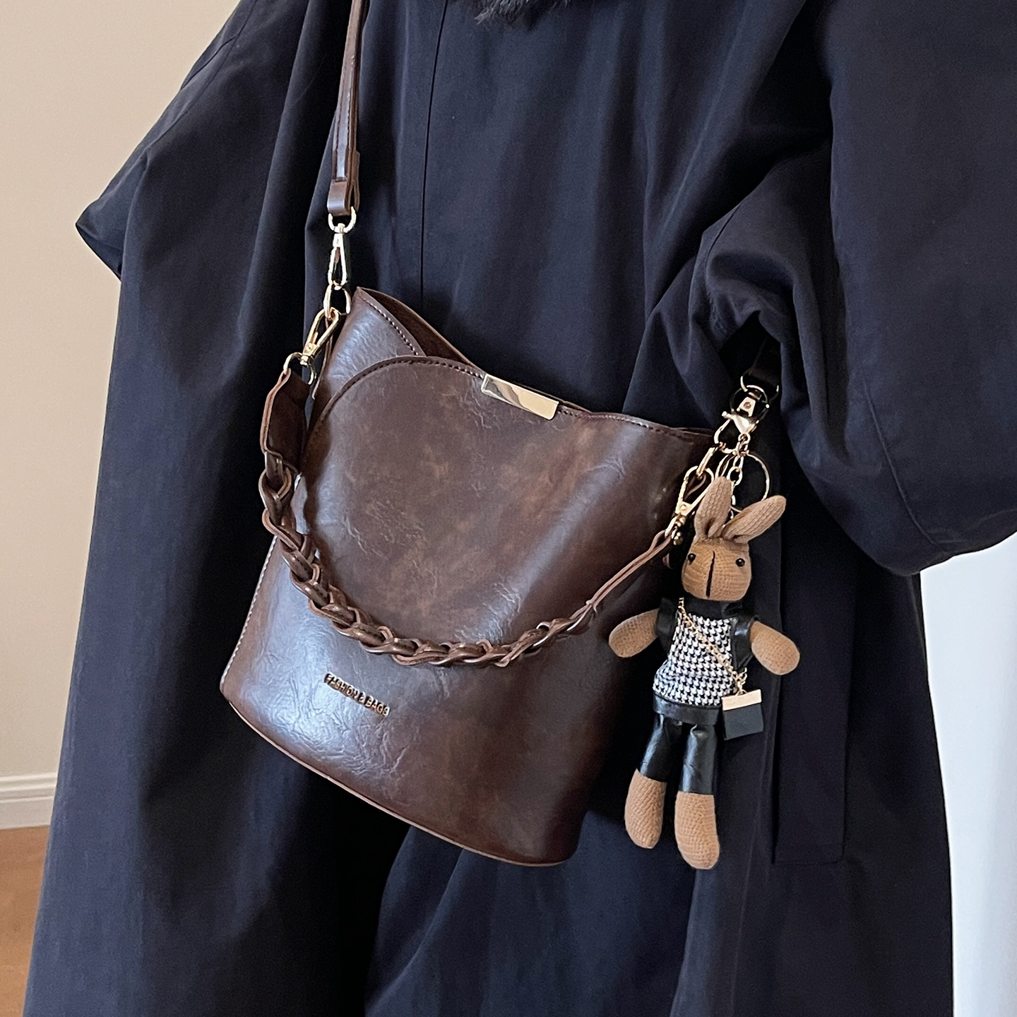 复古斜挎包包女士2025新款