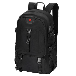 扩容旅行双肩包男背包2025新款超大容量户外登山书包登机商务出差