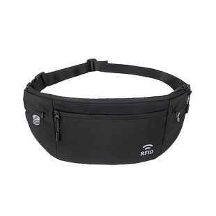 小户蝶RFID防盗腰包贴身隐形腰包出国欧洲旅游男女护照包防偷钱包