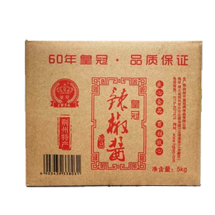 湖北荆州特产荆沙皇冠辣椒酱5kg甲鱼郭场鸡杜家鸡油焖大虾酱料