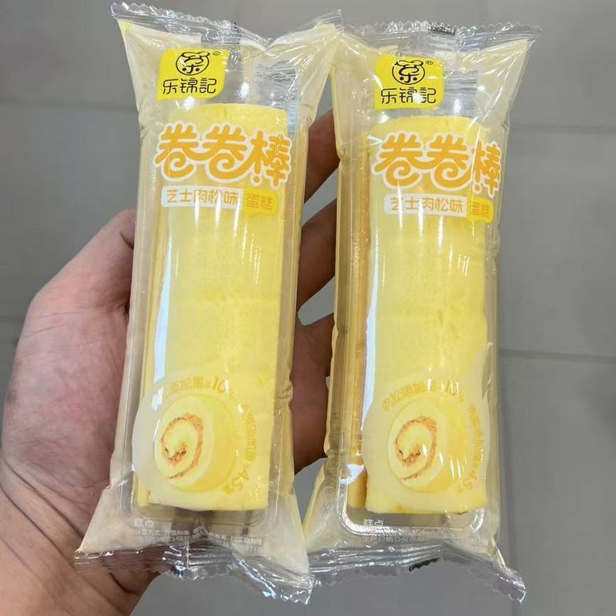 乐锦记卷卷棒芝士肉松味蛋糕
