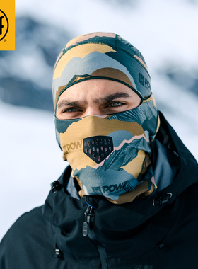 Buff滑雪面罩护脸户外骑行跑步头套防风防寒保暖男女款P棉透气厚