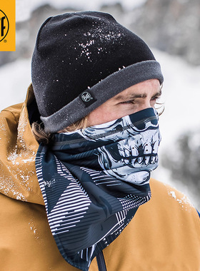 Buff滑雪面罩秋冬头套护脸男女抓绒防风运动户外防寒保暖跑步骑行