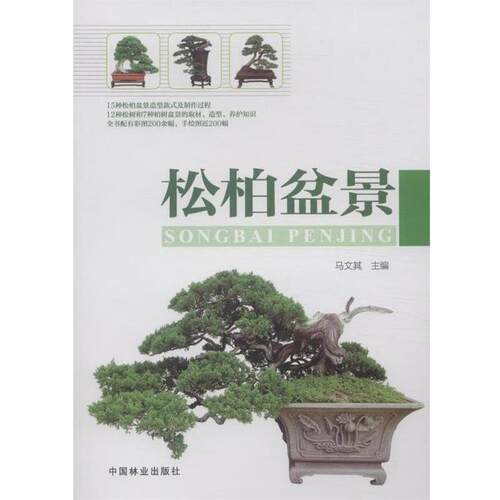 【正版书】 松柏盆景 马文其　著 中国林业出版社