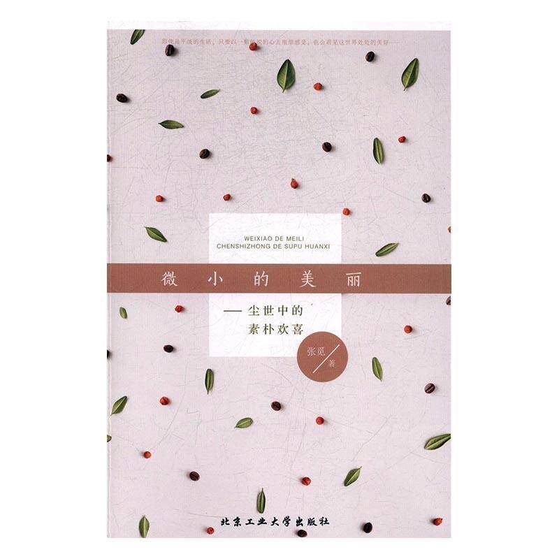 【正版书】 微小的美丽：尘世中的素朴喜欢 张觅 北京工业大学出版社