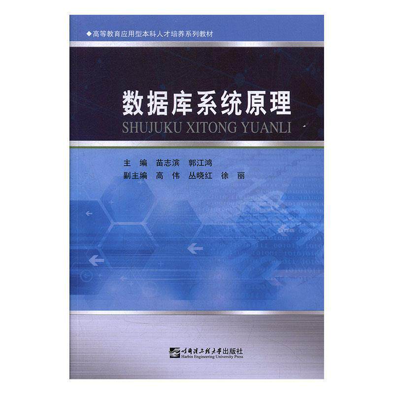 【正版书】 数据库系统原理 苗志滨,郭江鸿 编 哈尔滨工程大学出版社