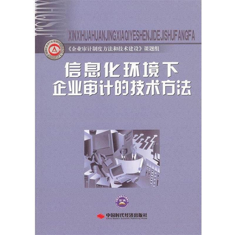 【正版书】 信息化环境下企业审计的技术方法 《企业审计制度方法与技术建设》课题组 编著 中国时代经济出版社出版发行处