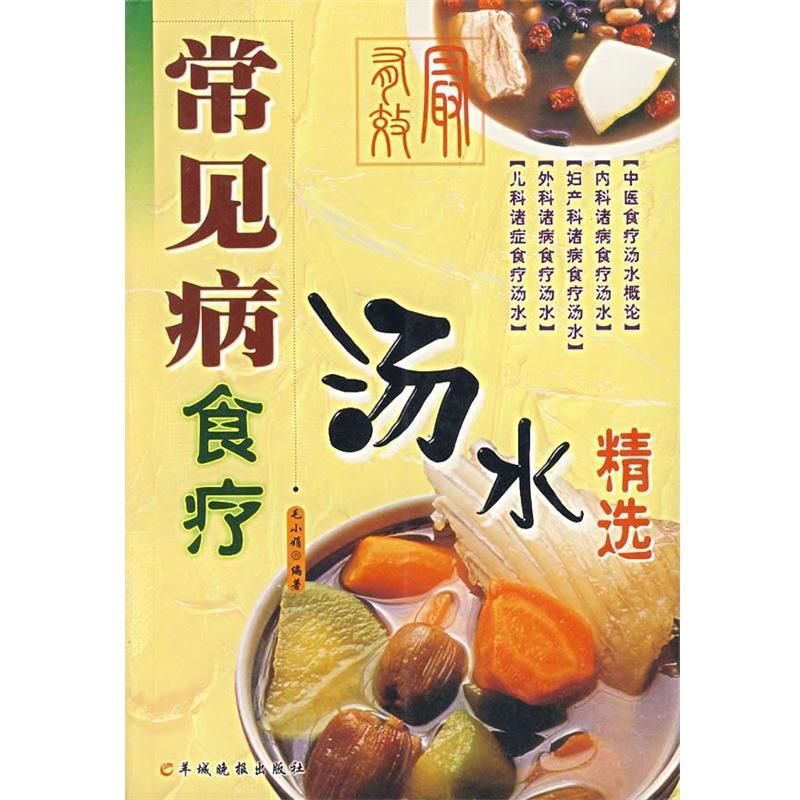 【正版书】 常见病食疗汤水精选 毛小娟 编著 羊城晚报出版社