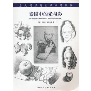 【正版书】 素描中的光与影---意大利经典素描训练教程-W (意)席瓦尔第,叶鹰 上海人民美术出版社