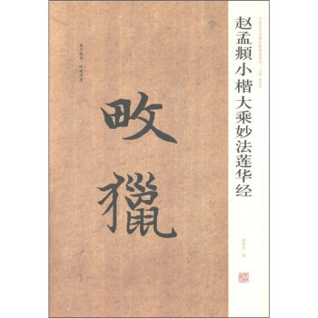 【正版现货】中国历代名碑名帖精选系列 赵孟頫小楷大乘妙法莲华经 周俊杰、薛海洋