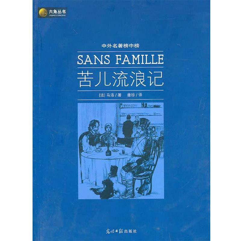 【正版书】 六角丛书中外名著榜中榜·苦儿流浪记 (法)马洛　著,唐珍　译 光明日报出版社