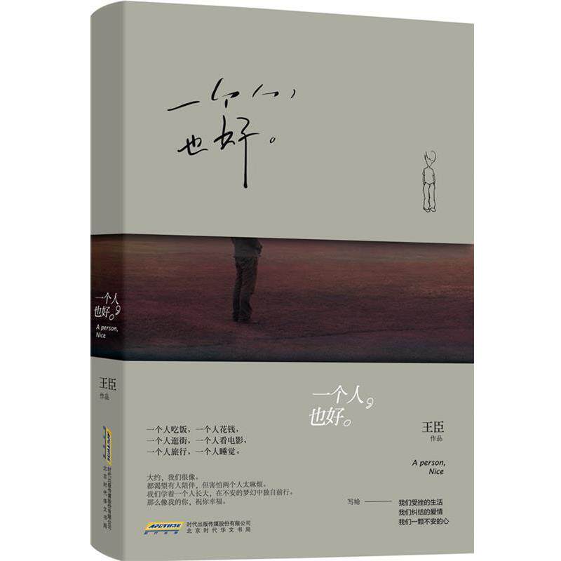【正版书】 一个人，也好 王臣 北京时代华文书局