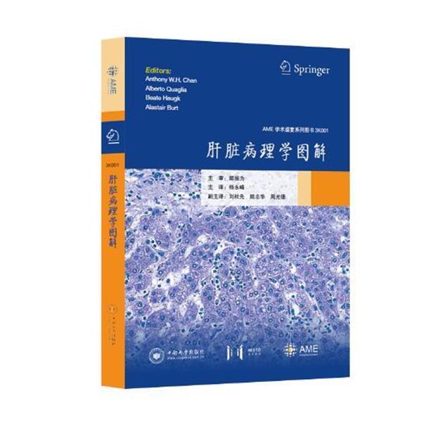 【正版书】 肝脏病理学图解 AME学术盛宴系列图书 AnthonyW.H.Chan,AlbertoQuaglia,BeateHaugk,Alast 中南大学出版社