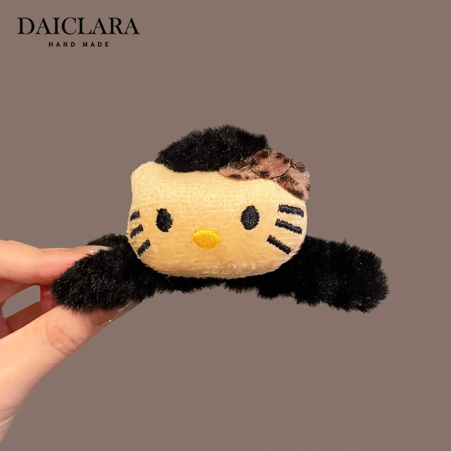 可爱猫咪毛绒抓夹女大号秋冬新款气质后脑勺发夹盘发头饰鲨鱼夹子,饰品/流行首饰/时尚饰品新,发饰,淘宝优惠券,粉丝福利购,淘宝优惠卷