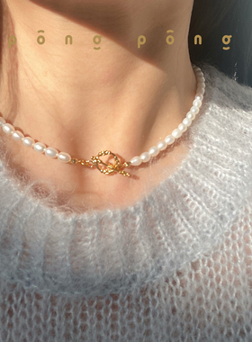 淡水珍珠项链百搭春夏ins