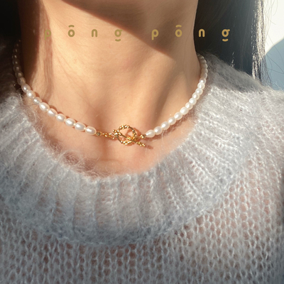 淡水珍珠项链百搭春夏ins