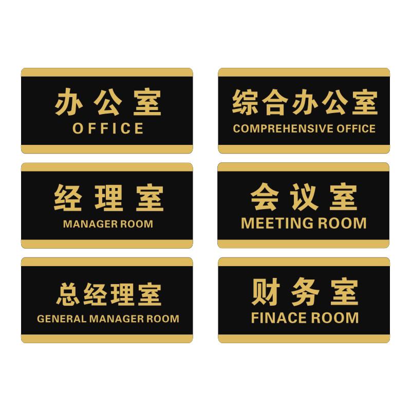 请随手关门提示牌门贴纸创意玻璃请按门铃可爱家用节约用水用纸用电标牌墙贴安全出口入口客梯电梯货梯科室牌