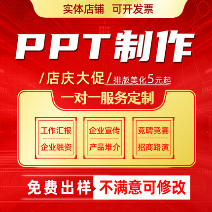 ppt制作代做定制美化修改企业宣传工作汇报说课课件设计总结述职