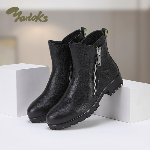 Yarloks/雅乐士女士羊皮短靴