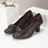 浅口百搭单鞋 Yarloks 2322608 真皮正装 通勤鞋 雅乐士女鞋 高跟鞋