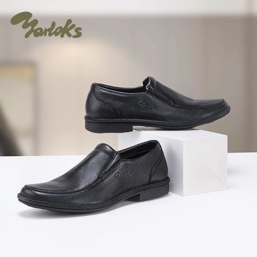 Yarloks/雅乐士男士商务套脚皮鞋