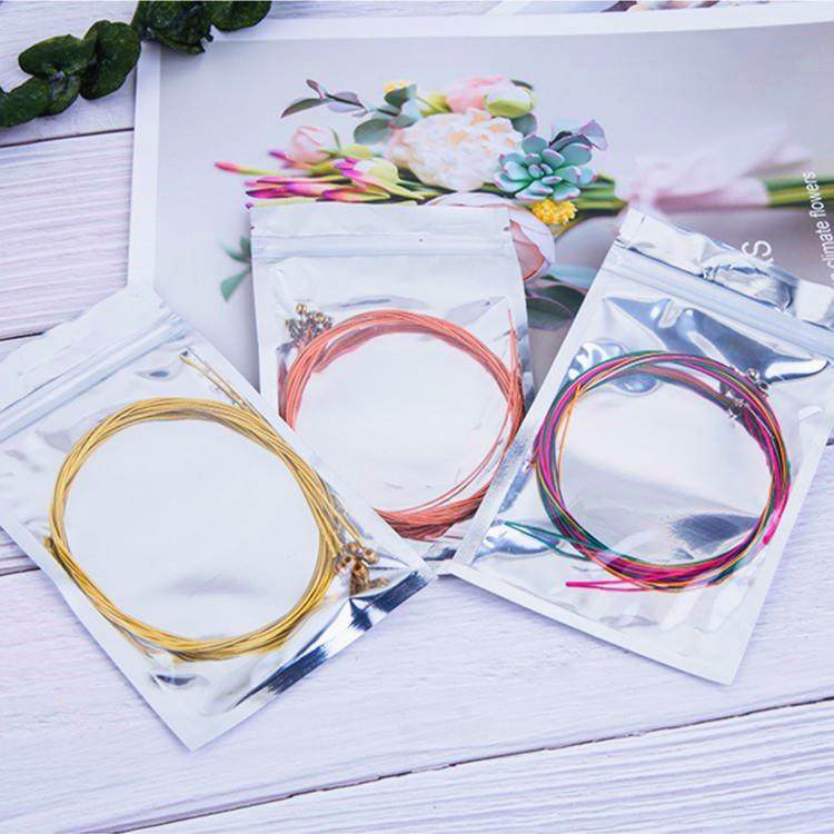 琴弦吉他琴弦 民谣红铜弦 弦6根套彩色钢弦散装配件