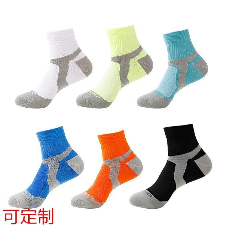 夏季运动袜子男休闲袜防臭吸汗足球袜中筒袜透气跑步袜定做