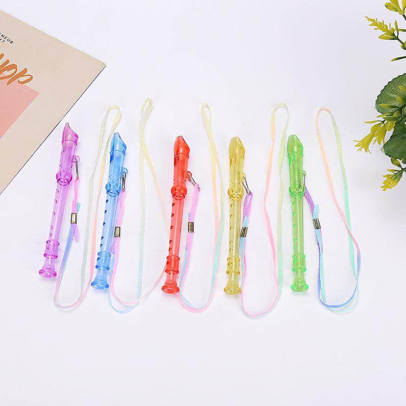 现货迷你彩色笛子儿童玩具早教音乐器材 地摊二元店