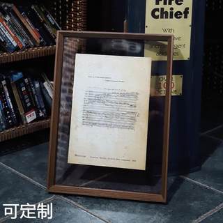 双面透明相框a4摆台装裱展示压花标本框A3照片亚克力挂墙画框