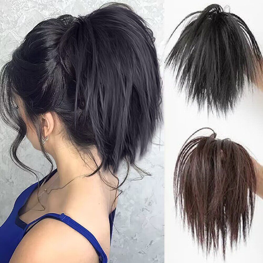假发女丸子头懒人蓬松花苞头网红辣妹鸡窝头蓬松朋克凌乱盘发发饰