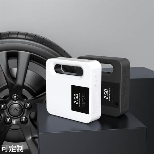 车载充气泵数显可携式电动12v轮胎打气机多功能随车汽车打气机