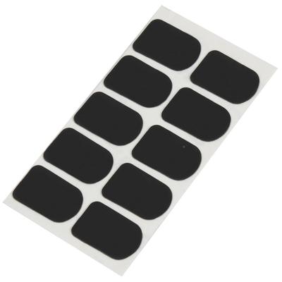 高音萨克斯牙垫金属笛头贴片硅胶黑管单簧管牙垫方型8片装