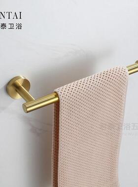 69008毛巾环 不锈钢浴室毛巾杆 打孔/免打孔毛巾挂杆