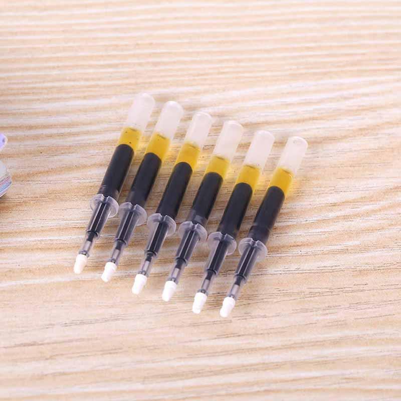 直销特殊规格按动短笔芯短中性笔创意笔专用黑色蓝色短笔芯定制