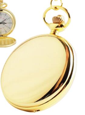 跨镜翻盖复古石英表罗马数字项链怀表挂表黑色两面光怀表