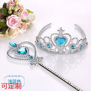 冰雪奇缘皇冠头饰儿童饰品发箍假发儿童配饰项链女童公主发饰套装